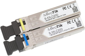 MikroTik S-3553LC20D S-35/53LC20D pair of SFP transceivers, T1310nm/R1 ( S 3553LC20D )