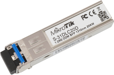 MikroTik S-31DLC20D 1.25G SFP transceiver 1310nm Dual LC connector,up ( S 31DLC20D )