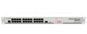MikroTik CRS125-24G-1S-RM Cloud Router Switch, 1U Rackmount Enclosure ( CRS125 24G 1S RM )