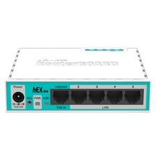 Mikrotik RB750r2 hEX lite RouterBOARD 850MHz CPU, 64MB RAM, 5 LAN ports, OSL4, plastic case, PSU ( RB750r2 )