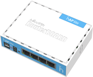 Mikrotik RB941-2nD hAP Lite with power supply and enclosure (RouterOS L4) ( RB941 2nD )