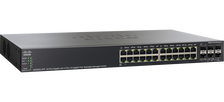 Cisco SG500X-24P 500 Series 24 Ports Stack. Mng. Switch 24 X 10/100/1000 Poe 4X10 Giga Sfp+  -- SG500X 24P K9 NA