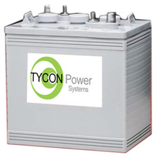 Tycon Systems TPBAT6-180 6V 180AH GEL SEALED LEAD ACID BATTERY (TPBAT6-180)