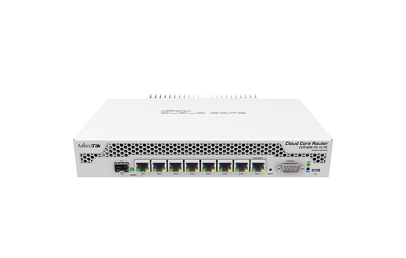 MikroTik CCR1009-7G-1C-PC Cloud Core Router - Vestabond