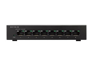 Cisco Switch 8 Port Gigabit Fanless Desktop (SG110D-08)
