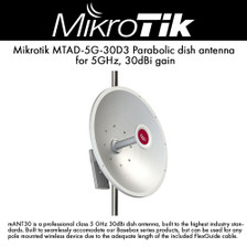 MikroTik MTAD-5G-30D3 5GHz 30dBi Dish Standard Mount (MTAD-5G-30D3)