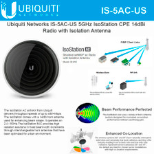 Ubiquiti IS-5AC 5 GHz IsoStation AC (IS-5AC-US)