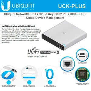 Ubiquiti UCK-G2-PLUS UniFi Cloud Key Gen2 Plus (UCK-G2-PLUS)