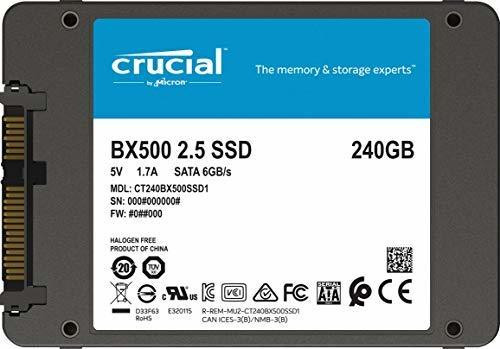 Crucial BX500 240GB 3D NAND SATA 2.5-Inch Internal SSD - Vestabond