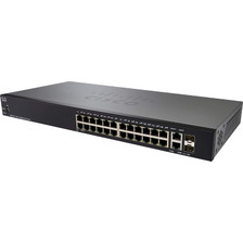 Cisco SG250-26P Smart Managed Switch 24-Ports Gig PoE+ - 195W - 2-Ports Gigabit copper SFP (SG250-26P-K9-NA)