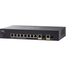 Cisco SG350-10P 10-Port Gigabit PoE Managed Switch with 62W Power Budget (SG350-10P-K9-NA)