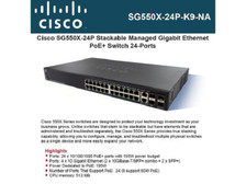 Cisco SG550X SG550X-24P 24 Port Gigabit Managed Switch Layer 3 (SG550X-24P-K9-NA)