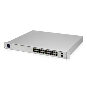 Ubiquiti USW-Pro-24-PoE UniFi Pro PoE 24-Port Gigabit Managed PoE Network Switch with SFP+ (USW-Pro-24-PoE)