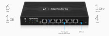 Ubiquiti ER-6P EdgeRouter 6-Port PoE Gigabit Router with EdgeMAX Technology (ER-6P)