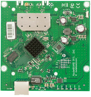 MikroTik RB911-5Hn 911 Lite5 600MHz CPU, 64MB 5Ghz .11a/n single chain,MMCX