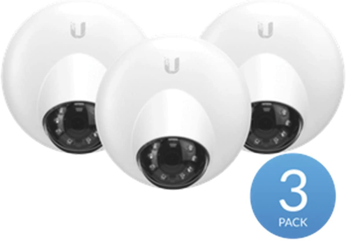 Ubiquiti UVC‑G3‑DOME-3 Wide-Angle 1080p Dome IP Camera with Infrared (3-