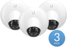 Ubiquiti UVC‑G3‑DOME-3 Wide-Angle 1080p Dome IP Camera with Infrared (3-Pack) (UVC-G3-DOME-3)