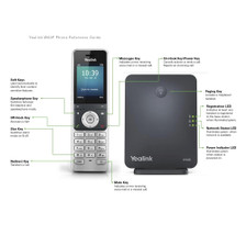Yealink W60P DECT Package IP phone system (W60P)