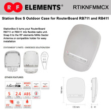 RF Elements RTIKNFMMCX StationBox S preinstalled N-female to MMCX outdoor enclosure