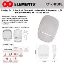 RF Elements RTIKNFUFL StationBox S – preinstalled N-female to U.FL outdoor enclosure