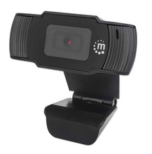manhattan 1080p USB Webcam 2 Megapixel camera, USB-A Plug, Integrated Microphone, 30 FPS