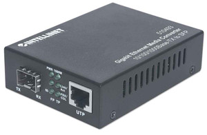 Intellinet 510493 Gigabit Ethernet to SFP Media Converter