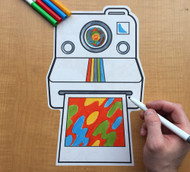 Caleb Gray Studio Coloring: Instant Camera