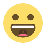 Emoji One Wall Icon Grinning Face