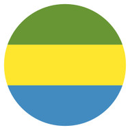 Emoji One Wall Icon Gabon Flag