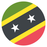 Emoji One Wall Icon Saint Kitts And Nevis Flag