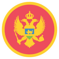 Emoji One Wall Icon Montenegro Flag
