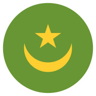 Emoji One Wall Icon Mauritania Flag