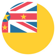 Emoji One Wall Icon Niue Flag