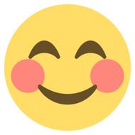 Emoji One Wall Icon Smiling Face With Smiling Eyes