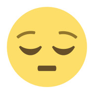 Emoji One Wall Icon Pensive Face
