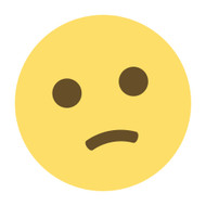 Emoji One Wall Icon Confused Face