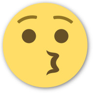 Emoji One Wall Icon Kissing Face