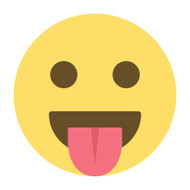 Emoji One Wall Icon Face With Stuck-Out Tongue