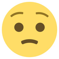 Emoji One Wall Icon Worried Face