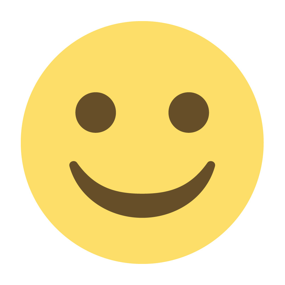 Download Emoji One Wall Icon White Smiling Face - Walls 360