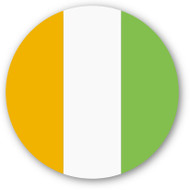 Emoji One Wall Icon Cote D'Ivoire Flag