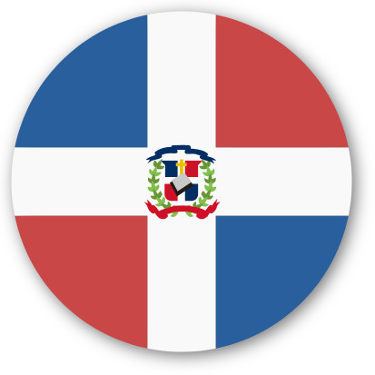 Emoji One Wall Icon The Dominican Republic Flag Walls 360