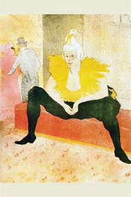 The Seated Clowness by Toulouse Lautrec
