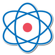 Emoji One Symbols Wall Icon: Atom Symbol
