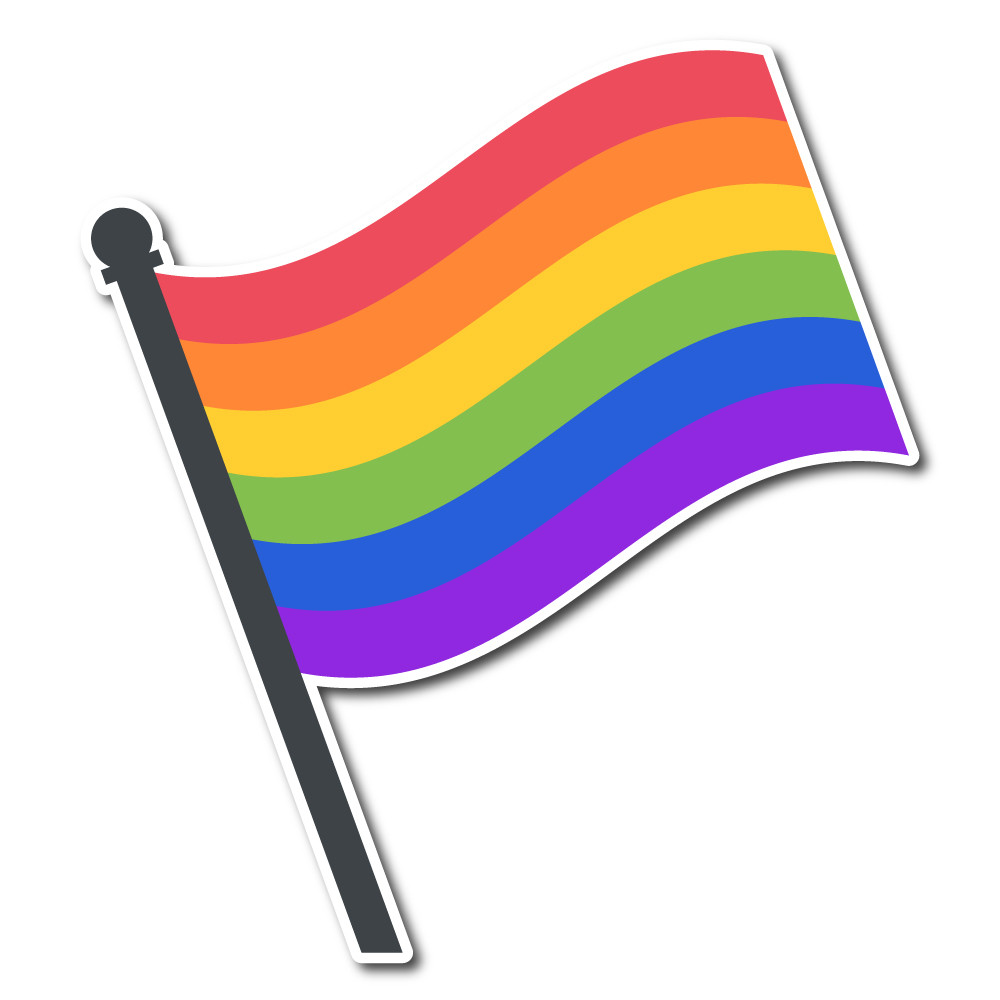 gay flag emoji location