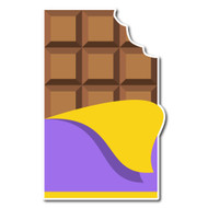 Emoji One Food & Drink Wall Icon: Chocolate Bar