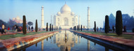Standard Photo Board: Reflection of Taj Mahal in Water - AMER