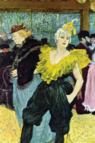 The Clowness Cha-U-Kao by Toulouse Lautrec