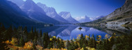 Standard Photo Board: Mountains Reflected In Lake Glacier National Park - AMER