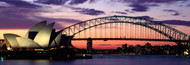 Extra Large Photo Board: Sydney Harbour Bridge At Sunset - AMER